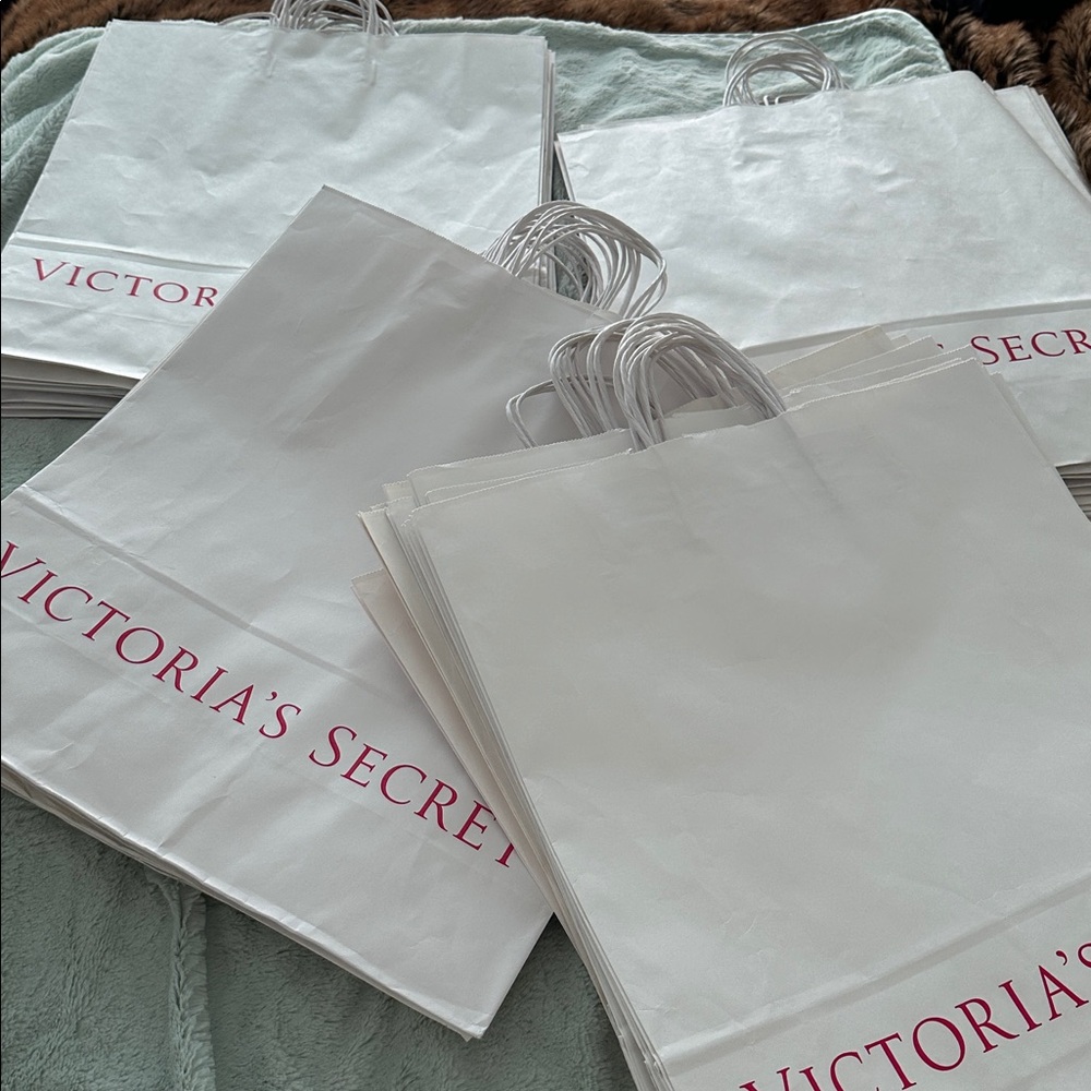 15 Empty Victoria’s Secret Large Paper Gift